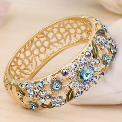 Cloisonne 24k Gold Plating Bracelet